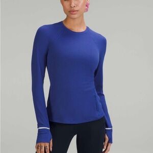 Size 4 Lululemon Its Rulu Run Ribbed Long Sleeve Shirt psychic